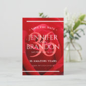 36エレガントバラ結婚記念日お祝い セーブザデート (スタンド正面)