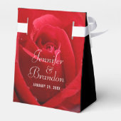 36エレガントバラ結婚記念日お祝い フェイバーボックス (裏面サイド)