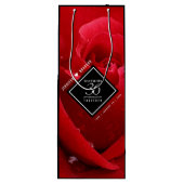 36エレガントバラ結婚記念日お祝い ワインギフトバッグ (裏面)