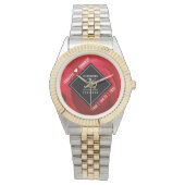 36エレガントバラ結婚記念日お祝い 腕時計 (正面)