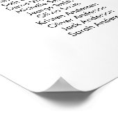 36テーブル大歓迎シーティンググラフプラン ポスター (角)