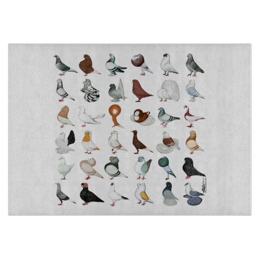 36ハト カッティングボード (正面)