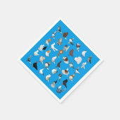 36ハト スタンダードカクテルナプキン (角)