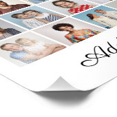 36フォトコラージュあいさつ文の写真の拡大 フォトプリント            (角)