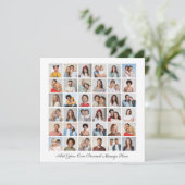 36フォトコラージュ自分のグリーティングフラットカードを追加 (スタンド正面)