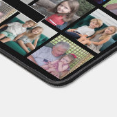 36フォトコラージュ – 4行9列 – 黒 デスクマット (コーナー)