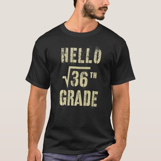 36マスのスタッドスクワッドの6等級平方根 Tシャツ (正面)
