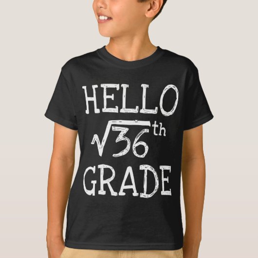 36初日バックTのHello 6等方根 Tシャツ (正面)