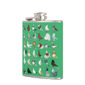 36匹のハト品種 フラスク (左)