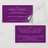 36名刺の健康の美しいのフィットネスのセラピーのスパ 名刺 (正面/裏面)