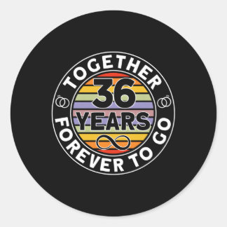 36年の永遠に36th Annivに結婚行く ラウンドシール