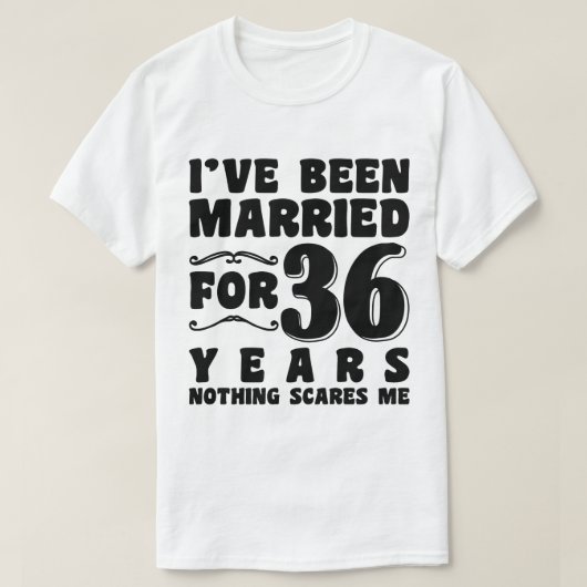 36年間の結婚生活を経た夫婦の愛 Tシャツ (デザイン正面)