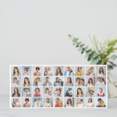 36枚のフォトコラージュのグリーティングカードを作成する カード (スタンド正面)