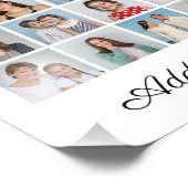 36枚のフォトコラージュ写真の拡大を作成 フォトプリント (角)