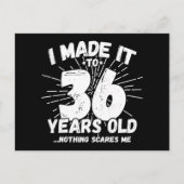 36歳皮肉なミーム面白い誕生日36歳 ポストカード (正面)