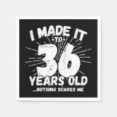 36歳皮肉ミームおもしろい36誕生日 スタンダードカクテルナプキン (正面)