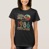 36歳1986年7月36日B日 Tシャツ (正面)