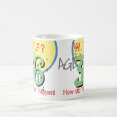 36歳。WTF?どうしたんだ!コーヒーマグ コーヒーマグカップ (中央)