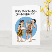 36番目おもしろいの誕生日カー男性へド カード (黄色い花)