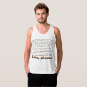 36言語でビールを注文 Tシャツ (正面フル)