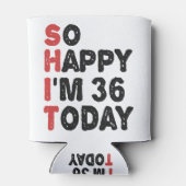 36誕生日嬉しい私は36 Today おもしろい Gift 缶クーラー (裏面)