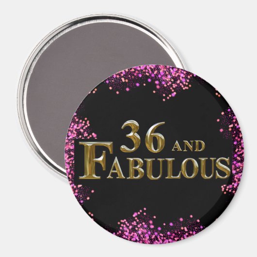 36誕生日 マグネット (正面/裏面)