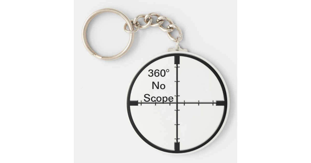 360規模のビデオゲームの冗談fpsのkeychain無し キーホルダー Zazzle Co Jp