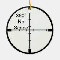 360の規模のビデオゲームの冗談のクロスヘア無しFPS
