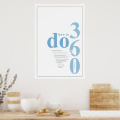 360スノーボードをする方法 ポスター (キッチン)