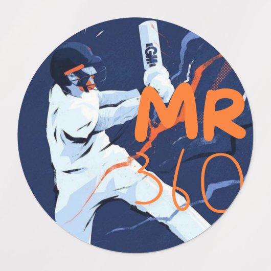 360人ステッカー ラベル (デザイン2)