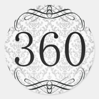 360市外局番 ラウンドシール