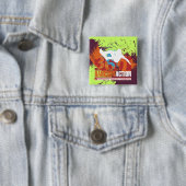 360度のスノーボードのTシャツおよびギフト 缶バッジ (インサイチュ)