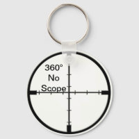 360 No ScopeビデオゲームジョークFPSキーチェーン