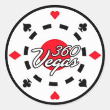 360 Vegasチップロゴシール