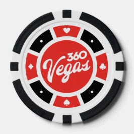 360 Vegasチップロゴ – スローバック ポーカーチップ