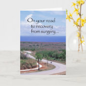 3646手術後の回復への道 カード (黄色い花)