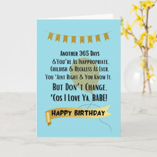 365おもしろい日をより良い人に誕生日カード カード