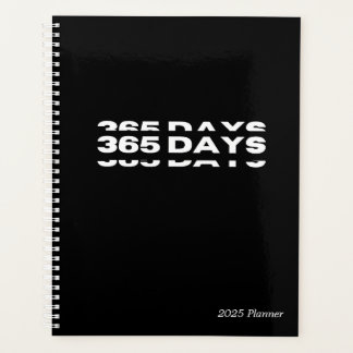 365日ブラック2025プランナー プランナー手帳