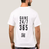 365日・パフォーマンス・タンク・トップを24/7 Tシャツ (裏面)