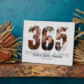 365 Days of Love 1st Anniversary Photo フォトプラーク (側面)