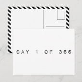 366日間の1日目 ハッピーリープイヤー ポストカード (正面/裏面)