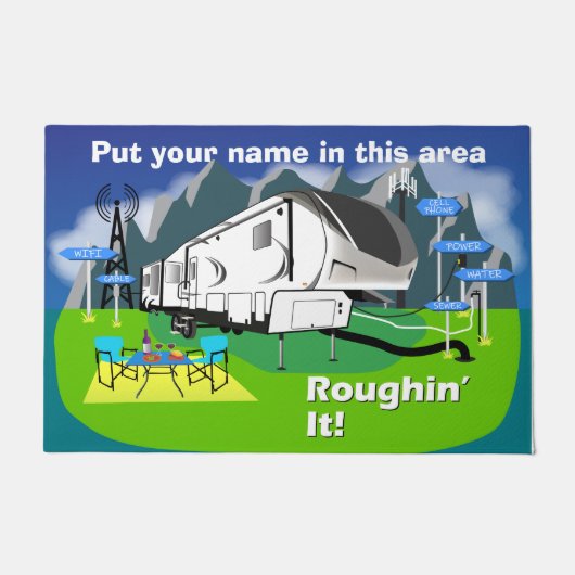 367 BHSグランドデザイン反射 ドアマット (正面)