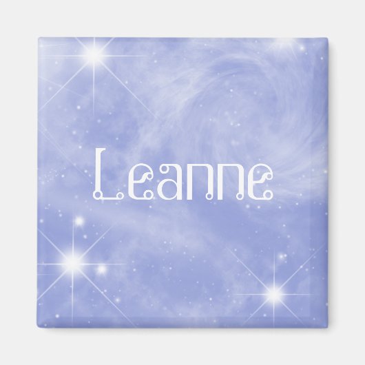 369パーソナライズされたMyNameのLeanne Starryマグネット マグネット (正面)
