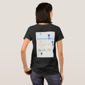 "369: 内なるバランス、外なる喜び、あなたは宇宙  Tシャツ (裏面フル)