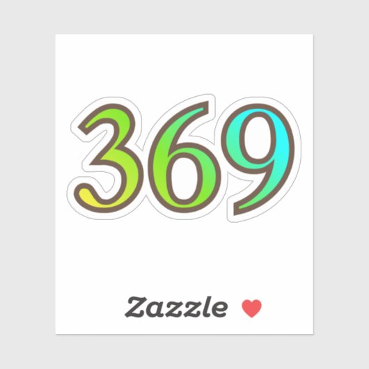 369 Angel Number Enlightenment シール (シート)