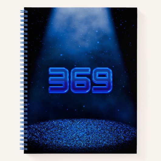 369 numerology angel numbers journal notebook  ノートブック (正面)