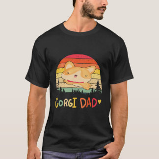 36 コーギー・ダッド・コーギー Tシャツ