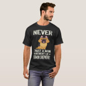 36 ジャーマンシェパード好きじゃない男を信用するな Tシャツ (正面フル)