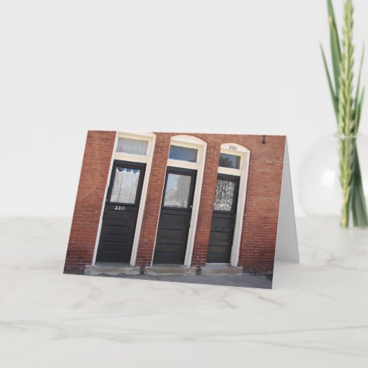 36.ドアを開ける カード (正面)