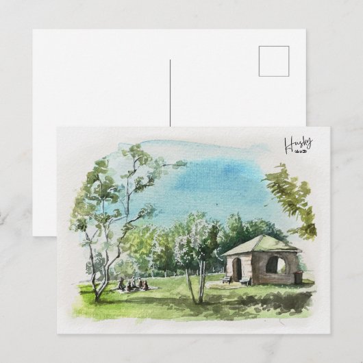 36 :ピクニック ポストカード (正面/裏面)